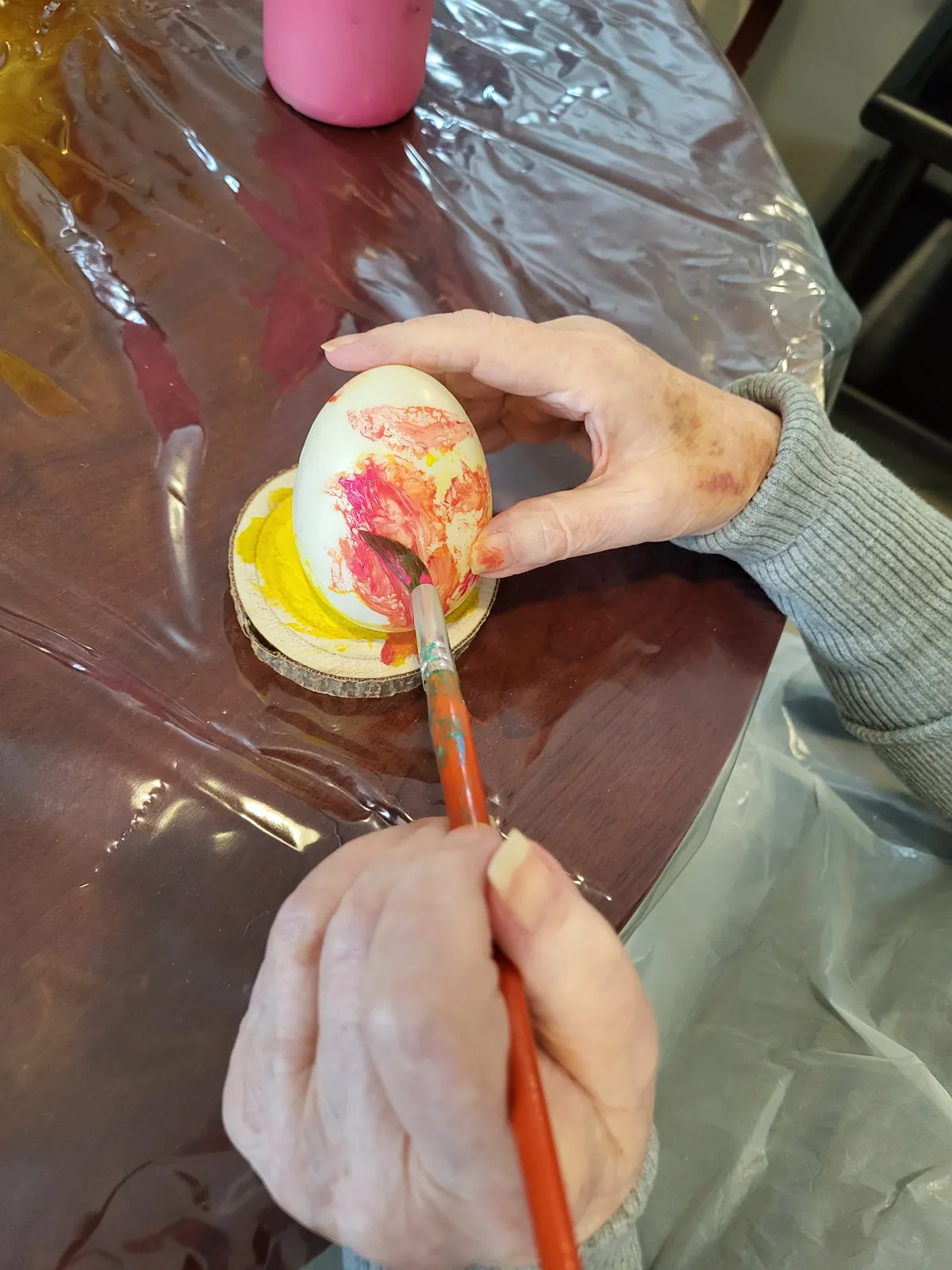  Atelier créatif de mars les œufs  de Pâques 