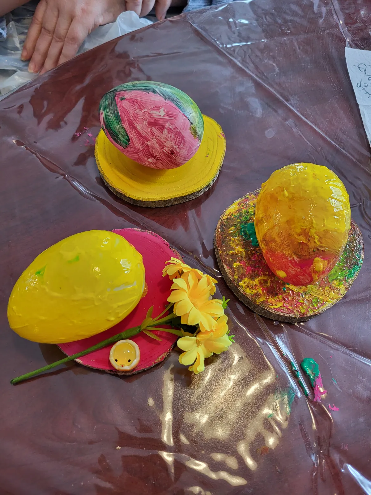  Atelier créatif de mars les œufs  de Pâques 