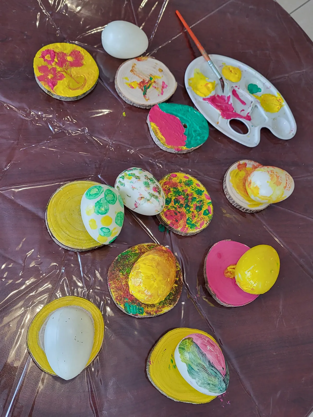  Atelier créatif de mars les œufs  de Pâques 