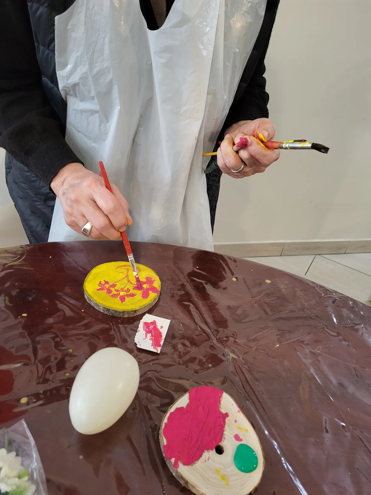 Atelier créatif de mars les œufs  de Pâques 