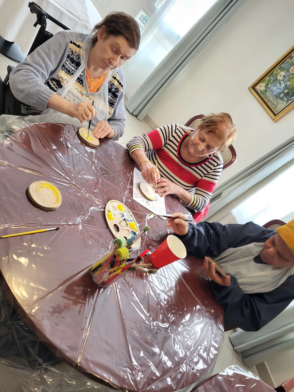  Atelier créatif de mars les œufs  de Pâques 