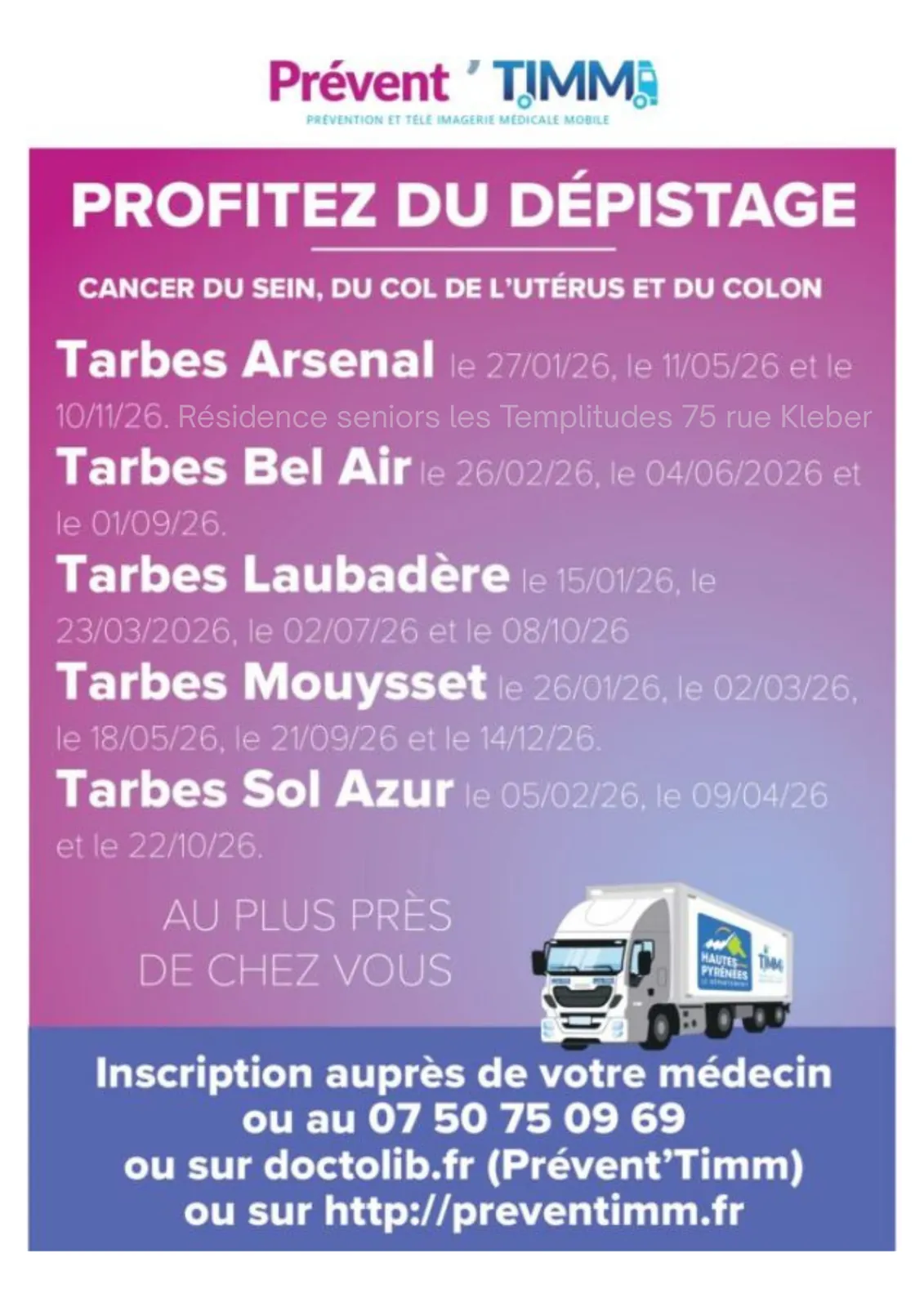 Prévention à la Résidence seniors "Les Jardins d'Occitanie". 
