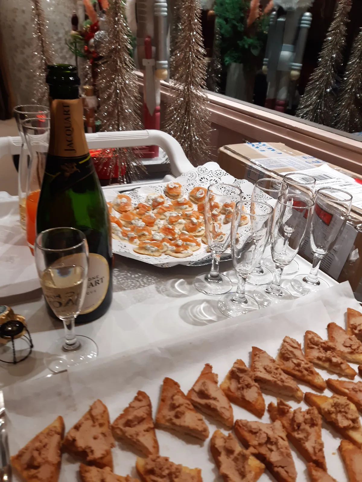Quizz, champagne et petits toasts !