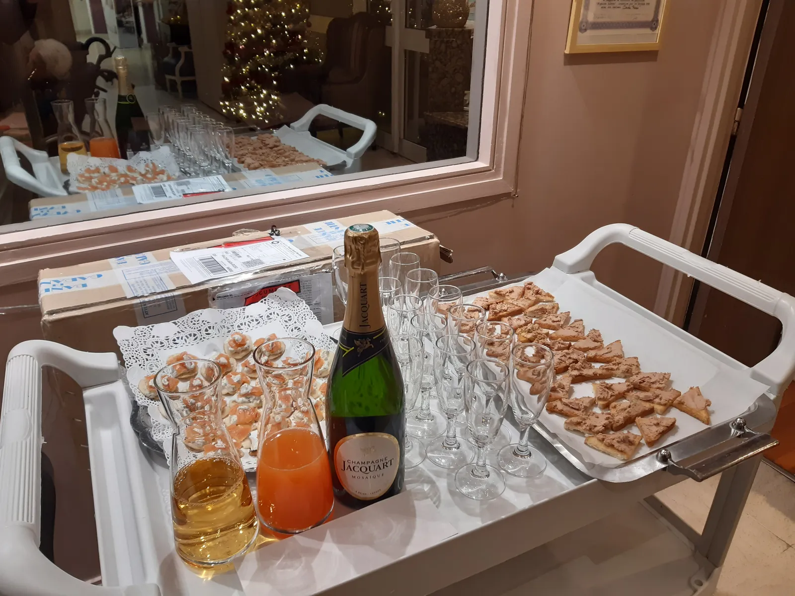 Quizz, champagne et petits toasts !