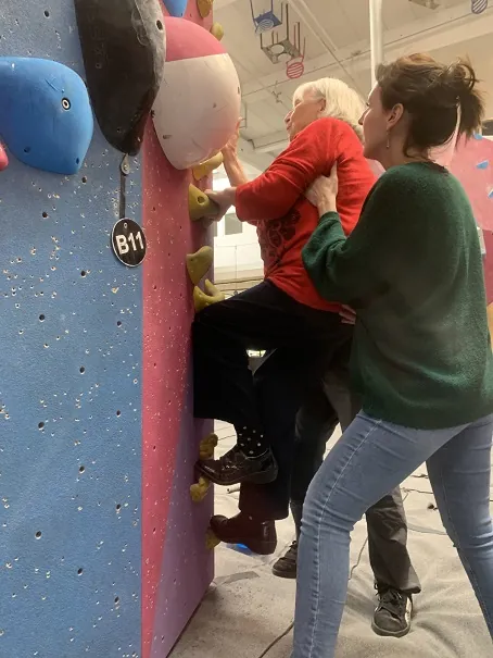 Défi escalade pour les JO relevé !!