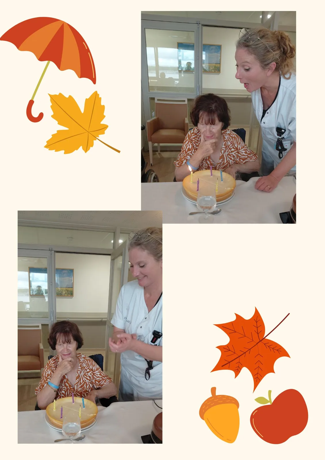 Repas comme à la maison et anniversaires du jour !