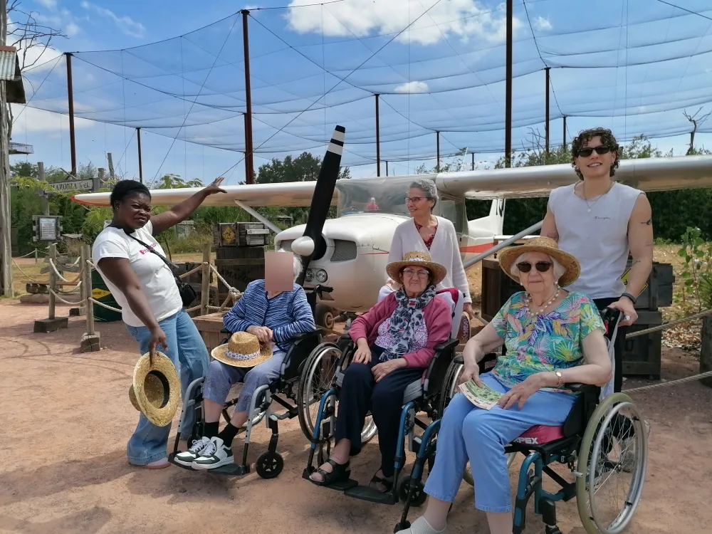 Les Tourterelles de l'EHPAD d'Esbly en immersion !
