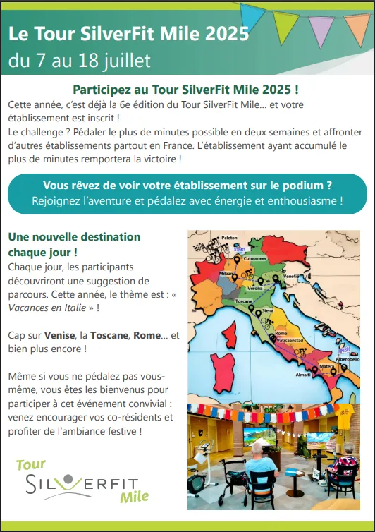 Le Tour SilverFit Mile 2025 : Cette année, voyageons à travers l'Italie !