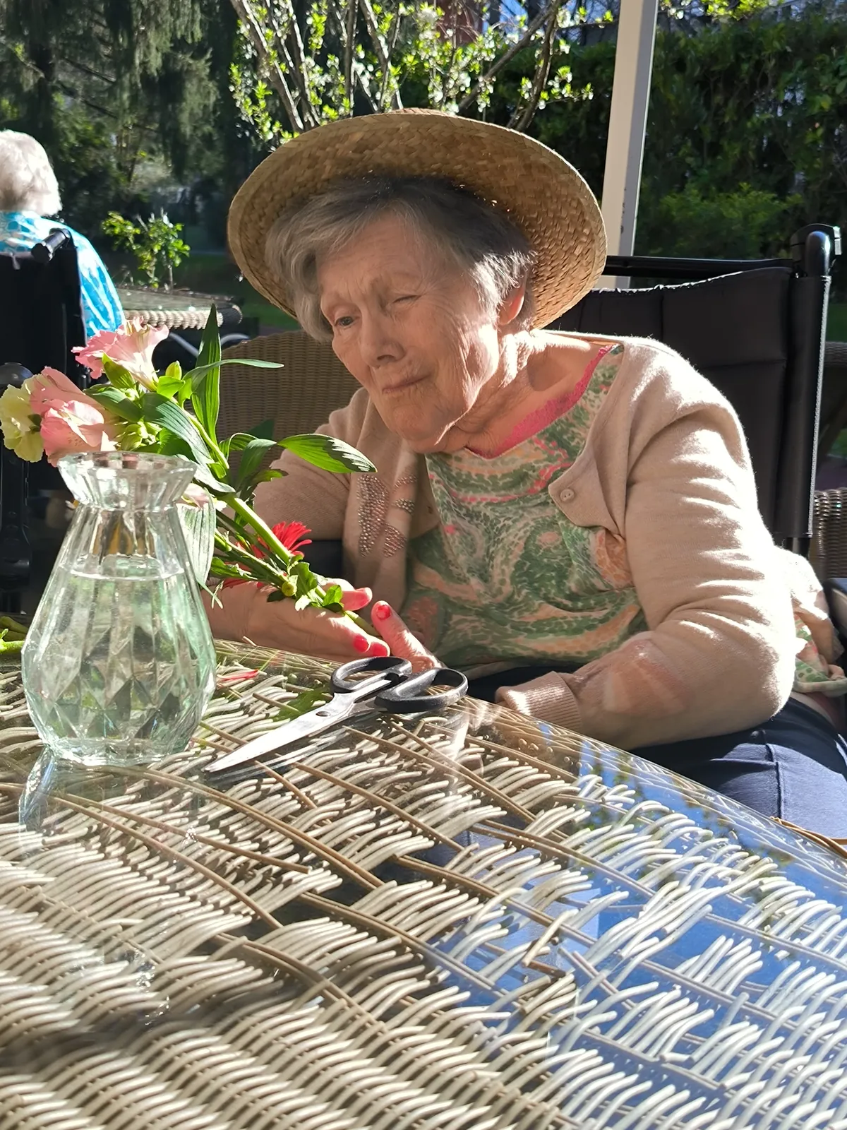 Atelier floral sous le soleil printanier !