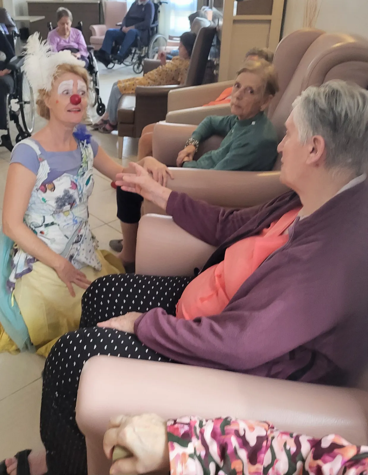  journée  clown pleine de rires et de joie au 1er étage