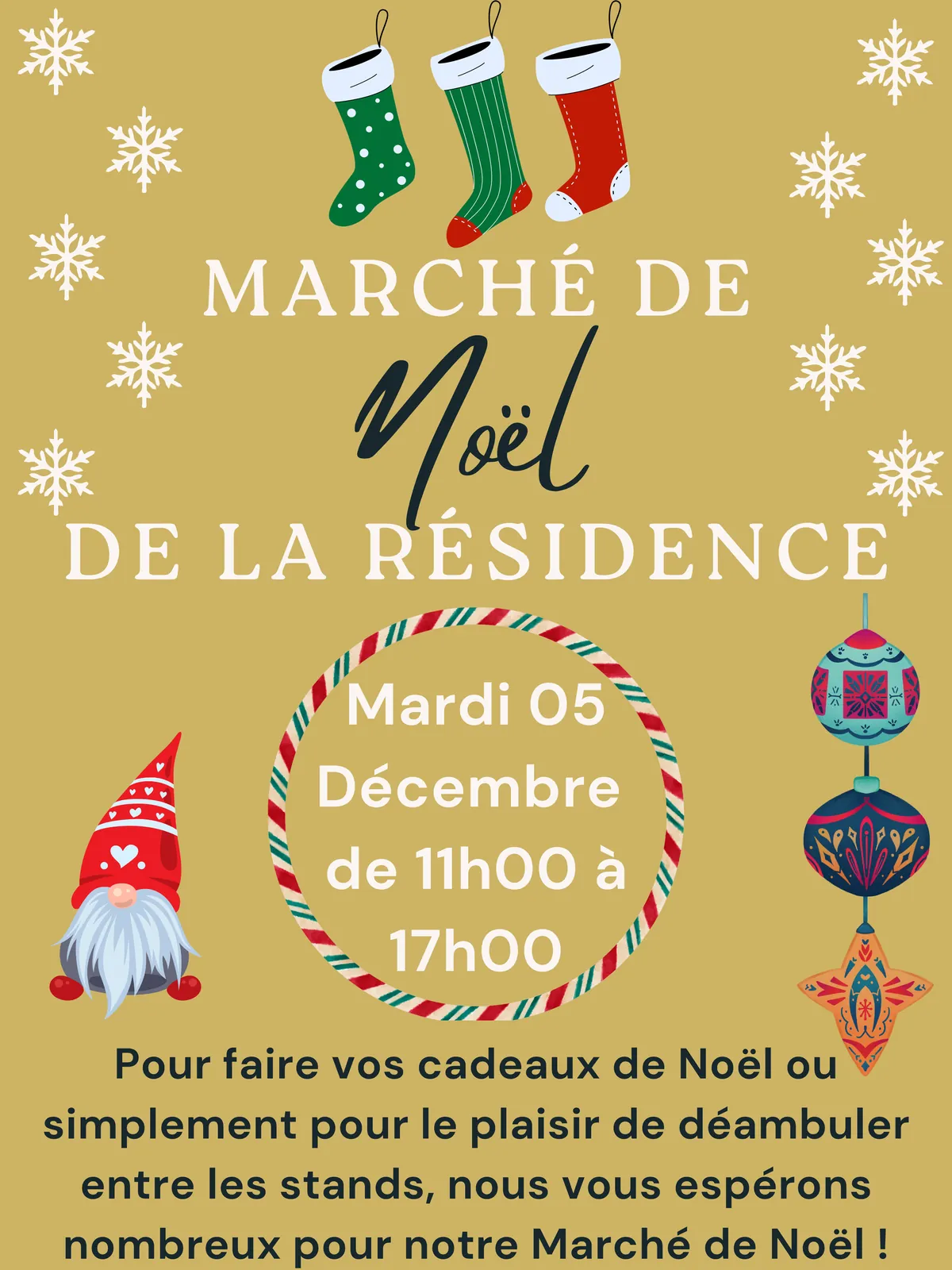 Venez faire un tour à notre Marché de Noël !