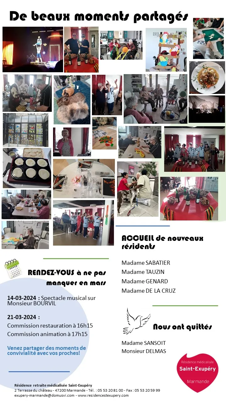 La Gazette de Saint-Ex du mois de février
