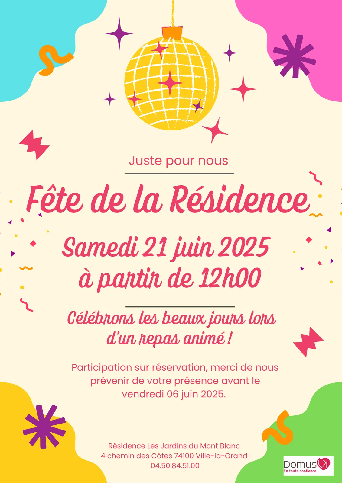 Fête de la résidence 
