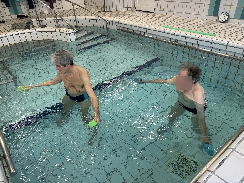 Après la gym, l'aquagym....