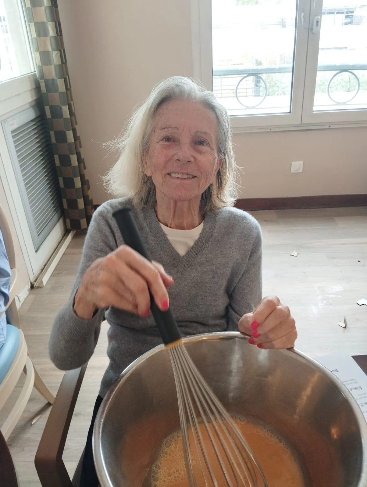 Atelier de cuisine thérapeutique à l'unité de vie protégée 