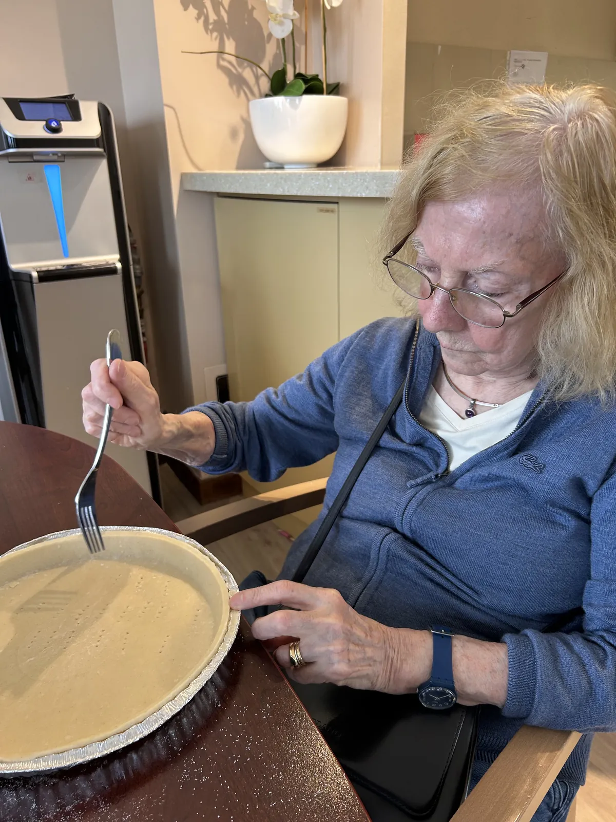 Atelier de cuisine thérapeutique à l'unité de vie protégée 
