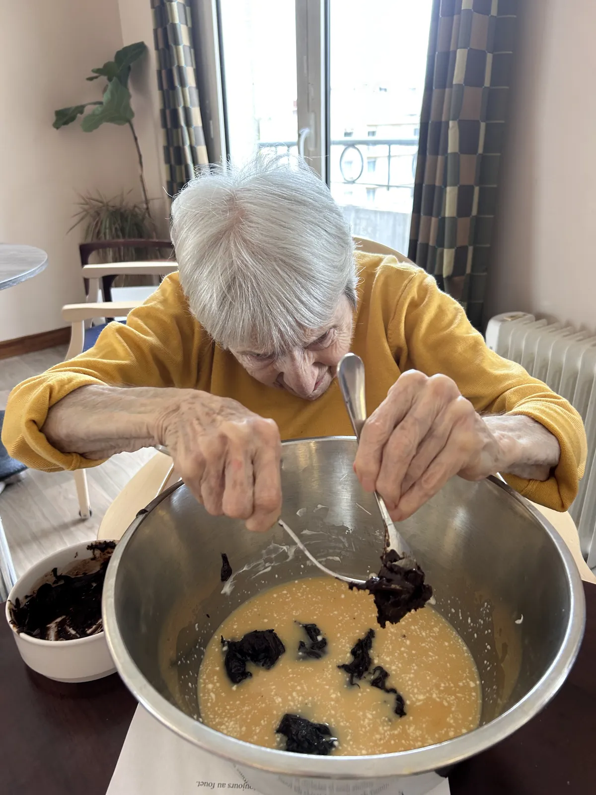 Atelier de cuisine thérapeutique à l'unité de vie protégée 