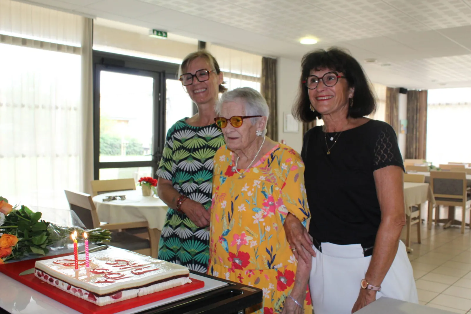 Mme Mounou fête ses 100 printemps aux Jardins d'Occitanie! 