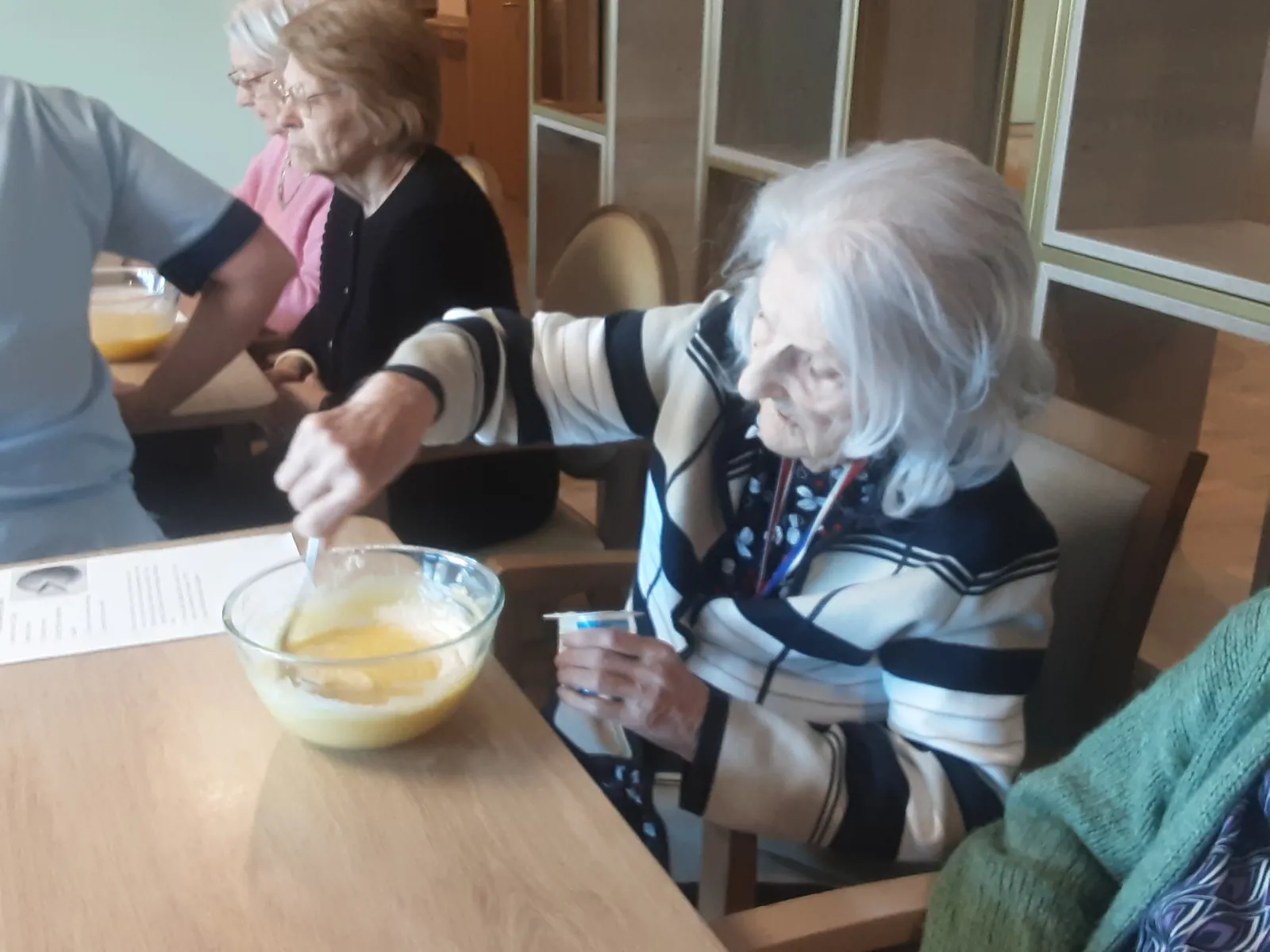 Atelier pâtisserie à l'unité protégée