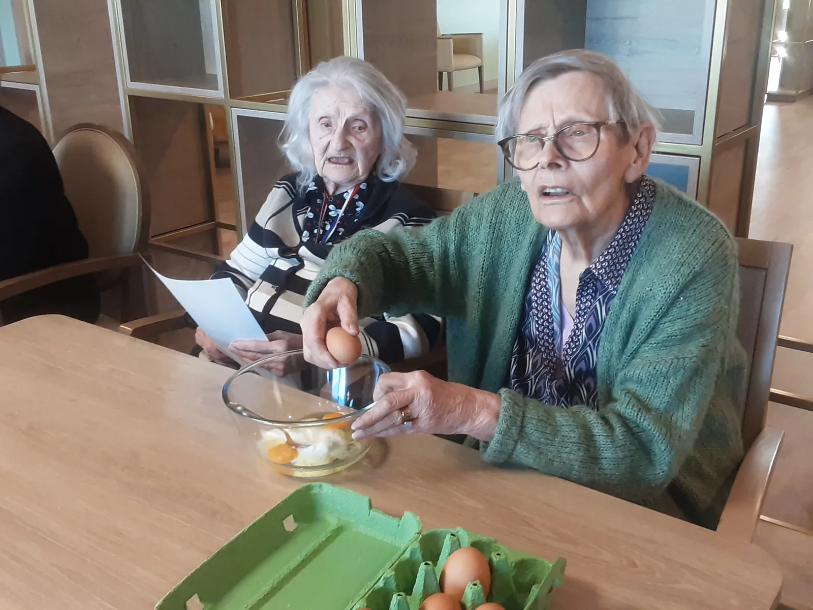 Atelier pâtisserie à l'unité protégée