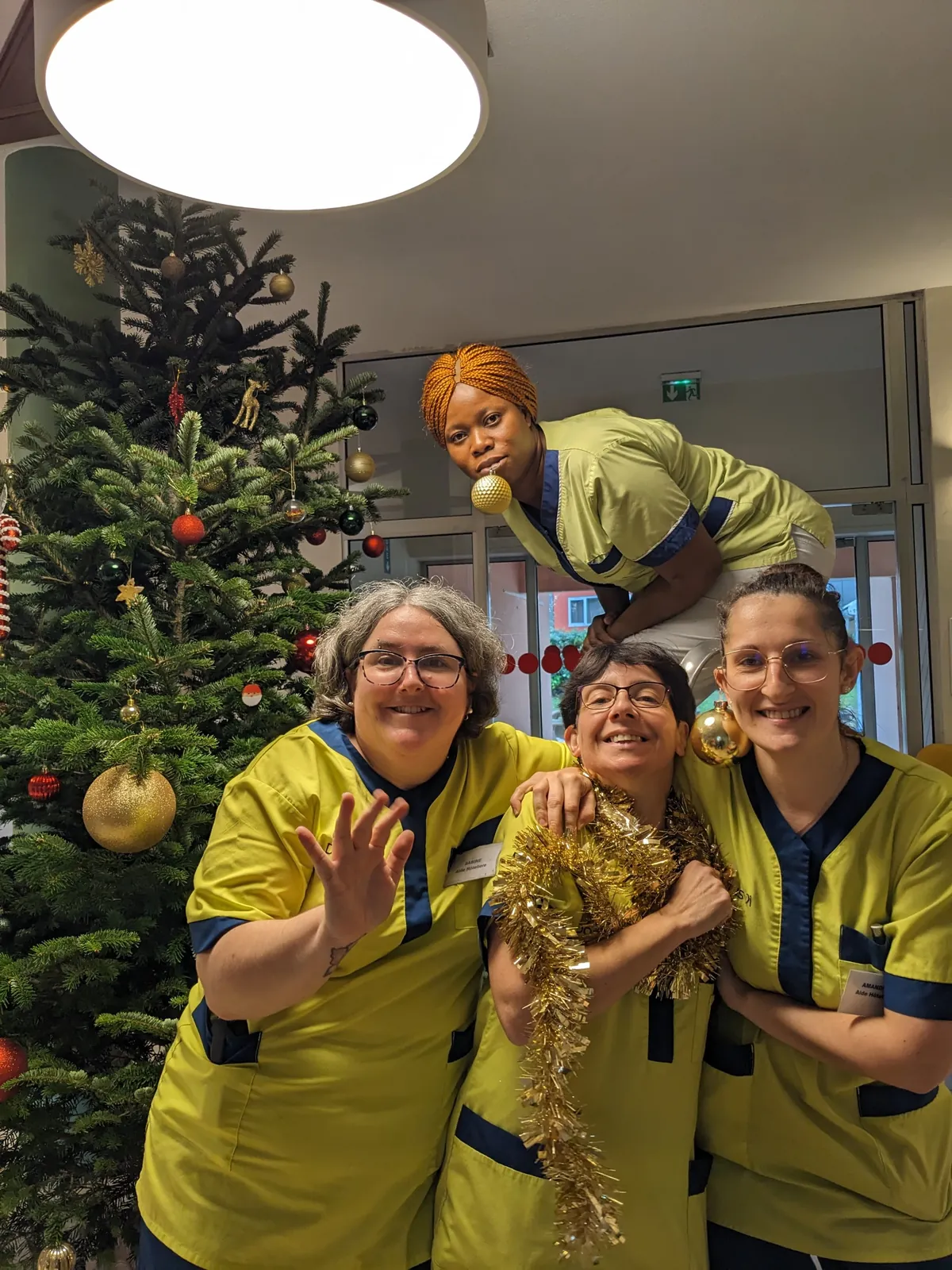 La magie de Noël s'invite dans la maison. 