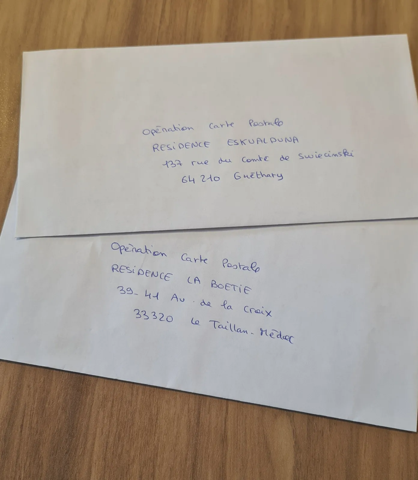 Opération Cartes Postales 