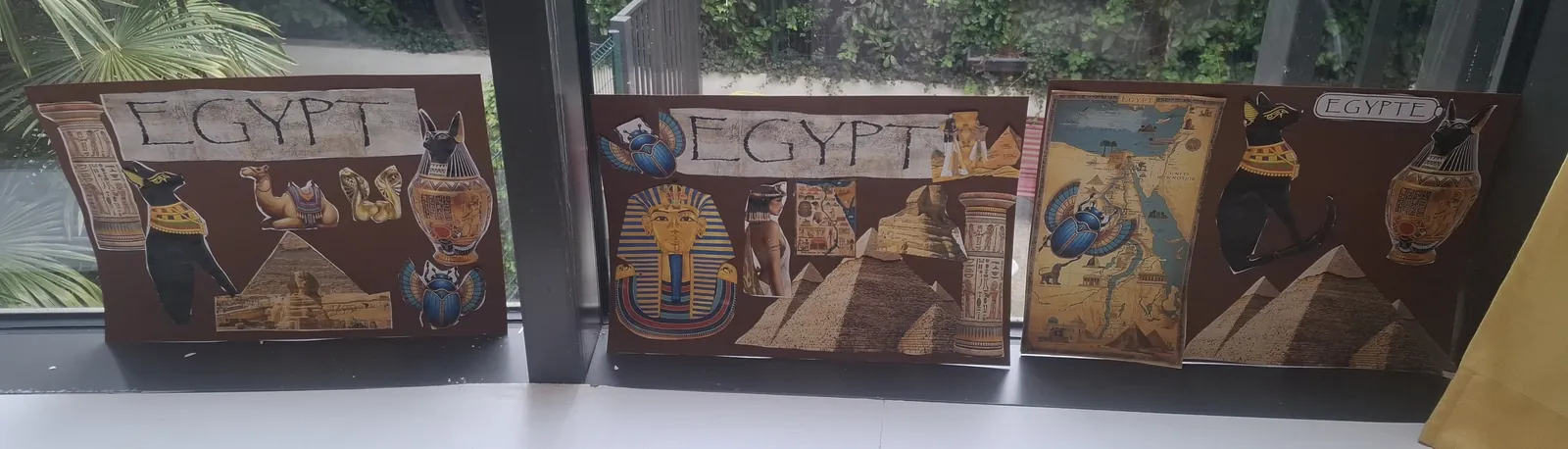 Atelier créatif du lundi : Voyage en Égypte