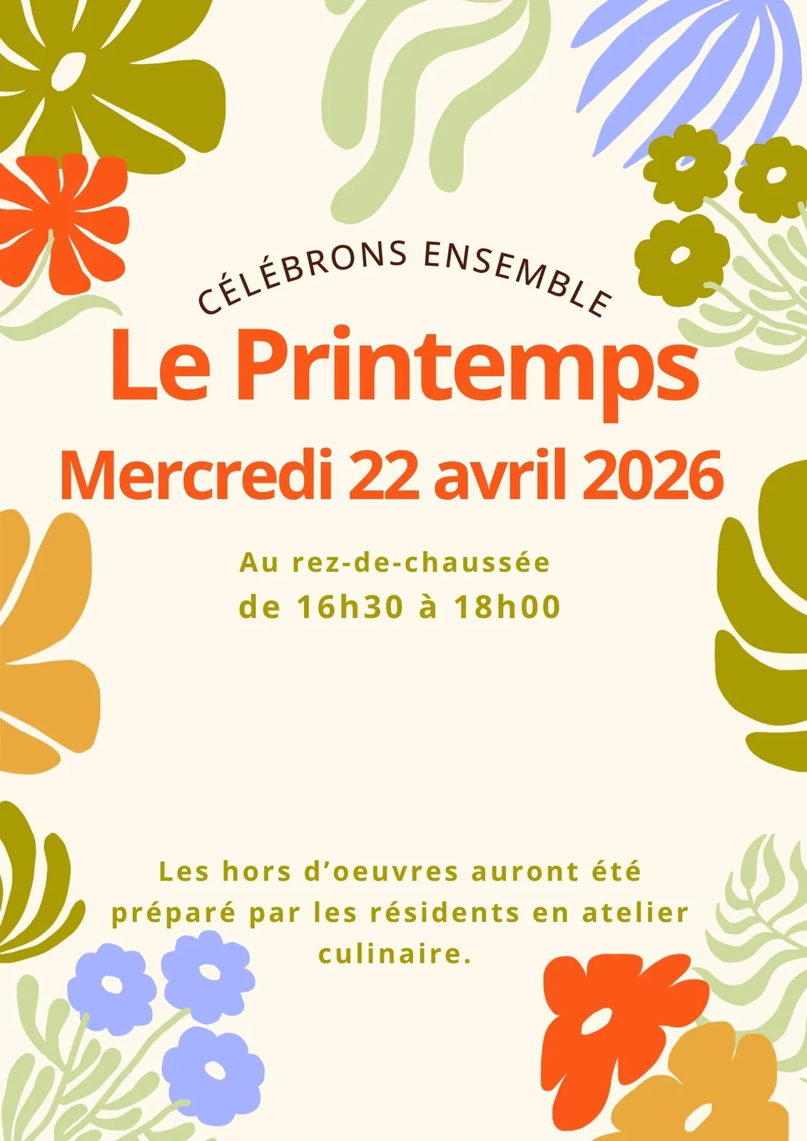 Apéritif Printanier ! 