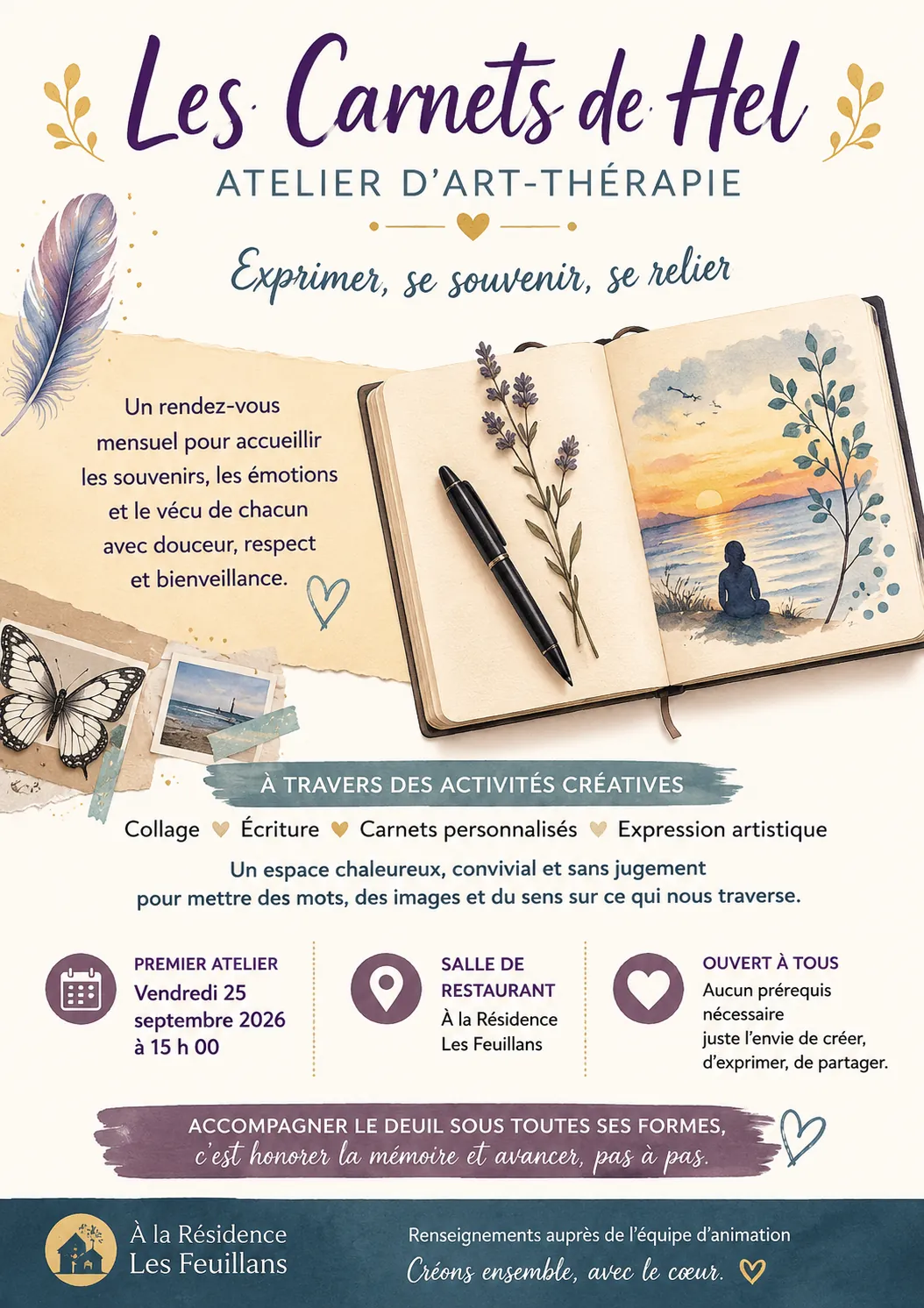 Un nouvel atelier d'art-thérapie s’installe à la résidence !