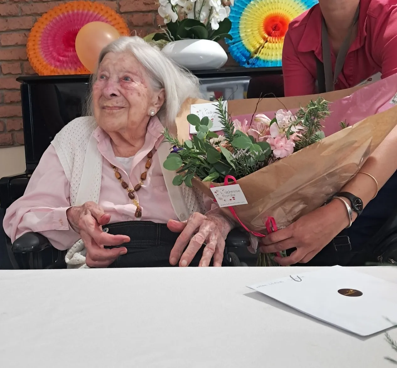 Les 105 ans de notre doyenne 