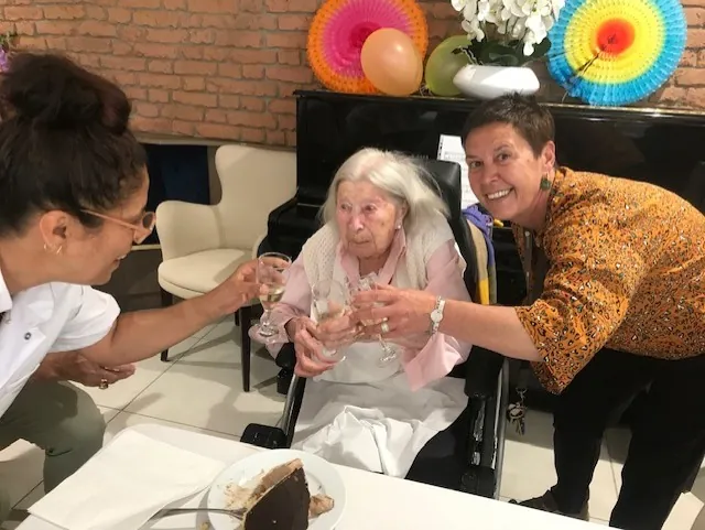 Les 105 ans de notre doyenne 
