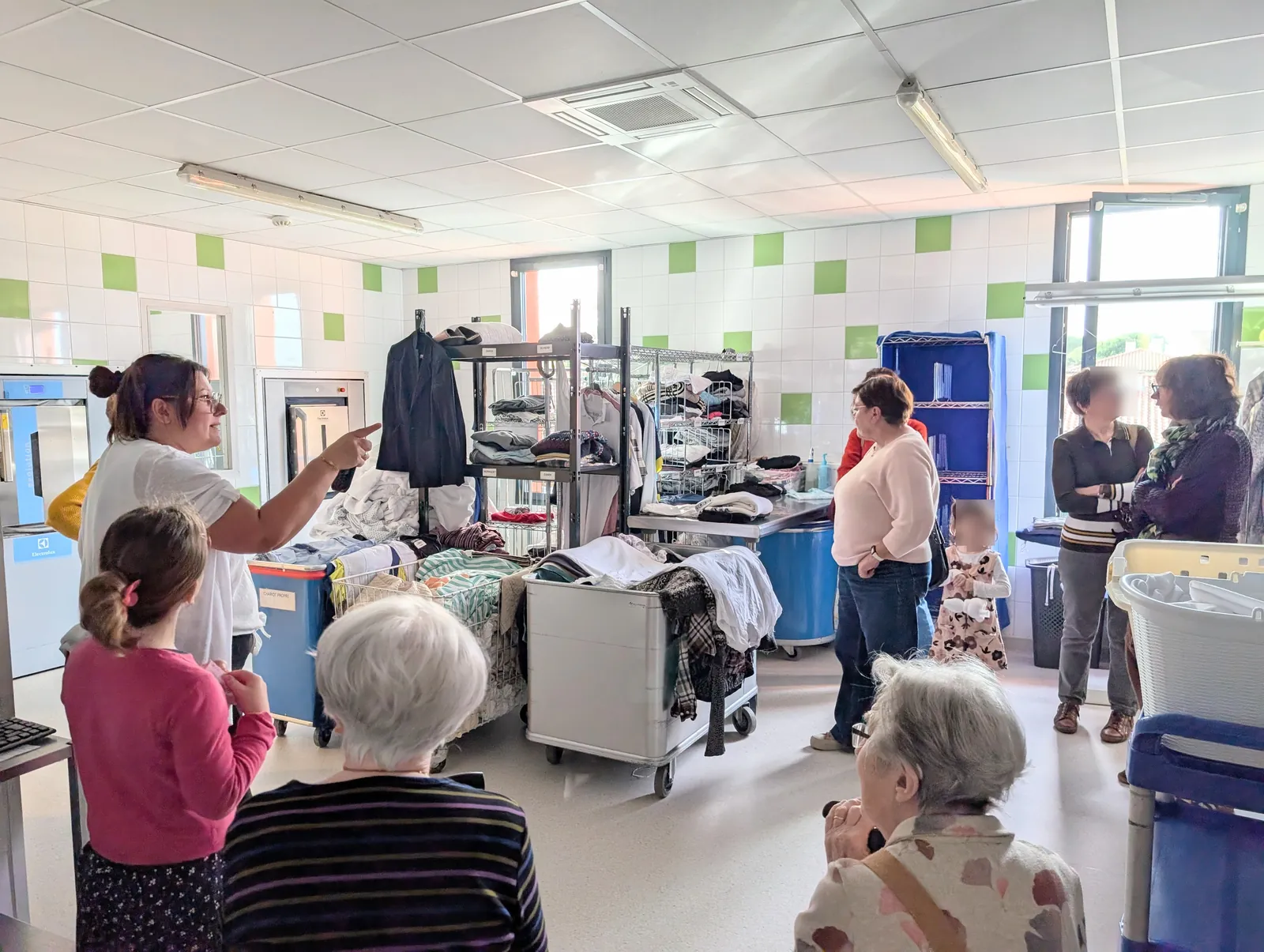 Visite de la lingerie 