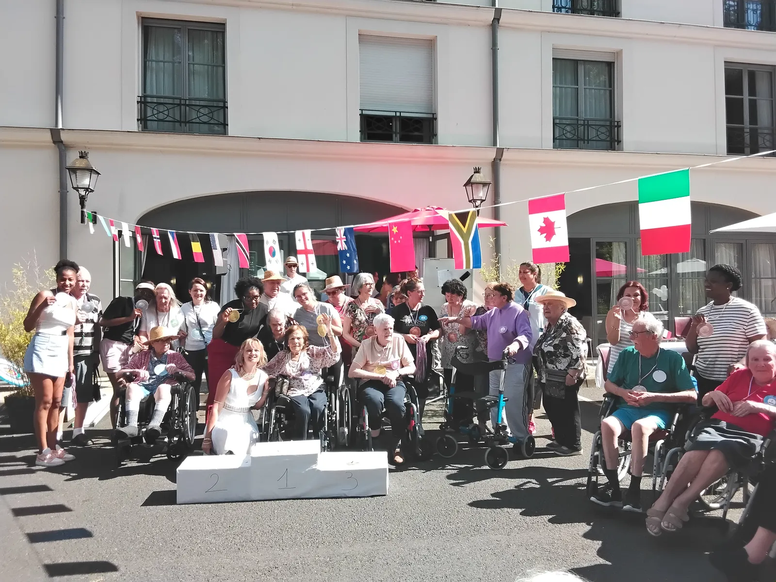 Fête de l'olympisme à la Résidence