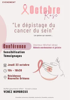 Octobre Rose : Ensemble, mobilisons-nous pour le dépistage du cancer du sein