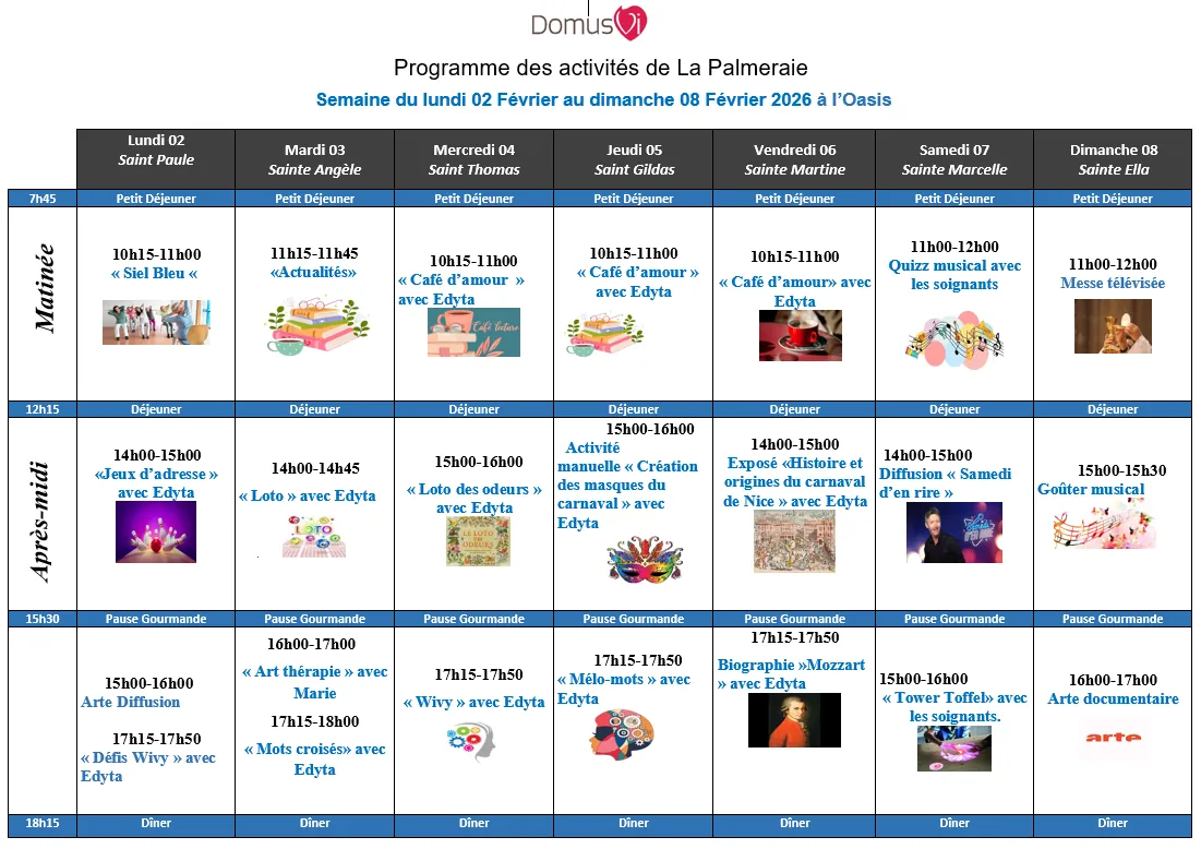 Programmes d'activités