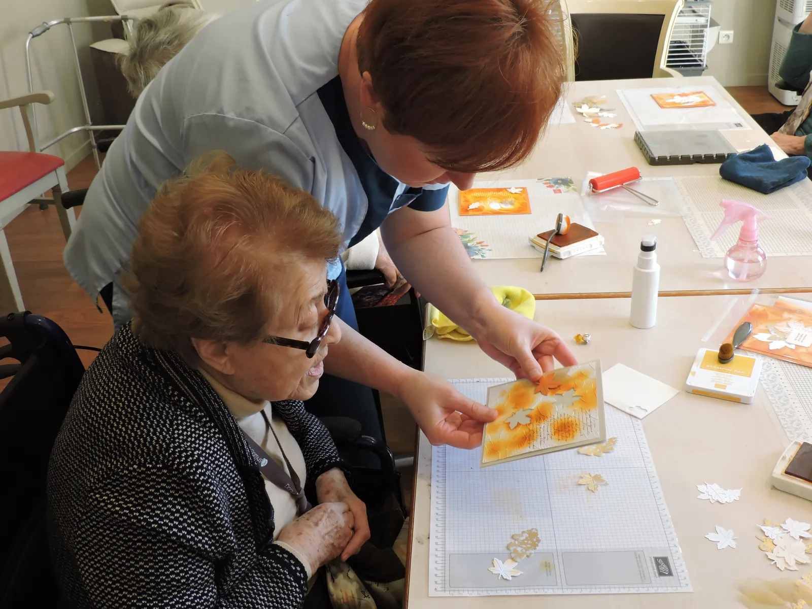 Atelier scrapbooking sur le thème de l' automne 