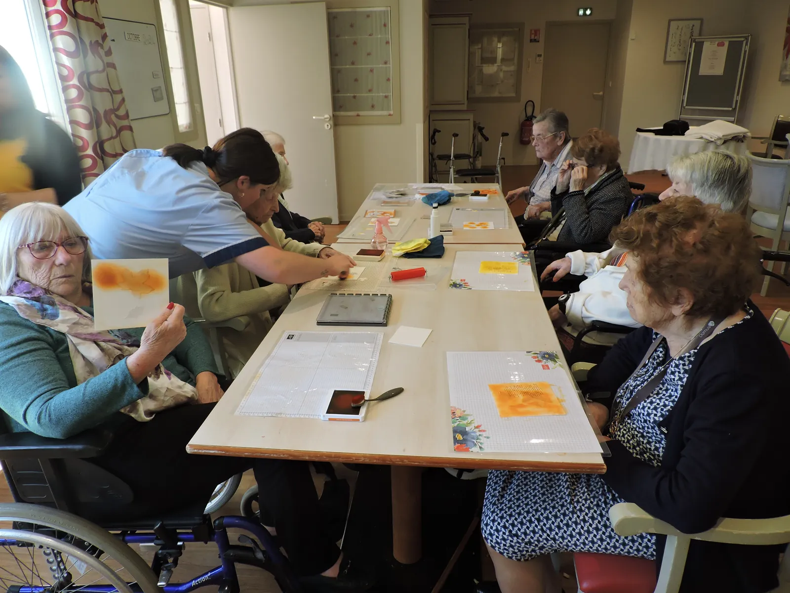 Atelier scrapbooking sur le thème de l' automne 