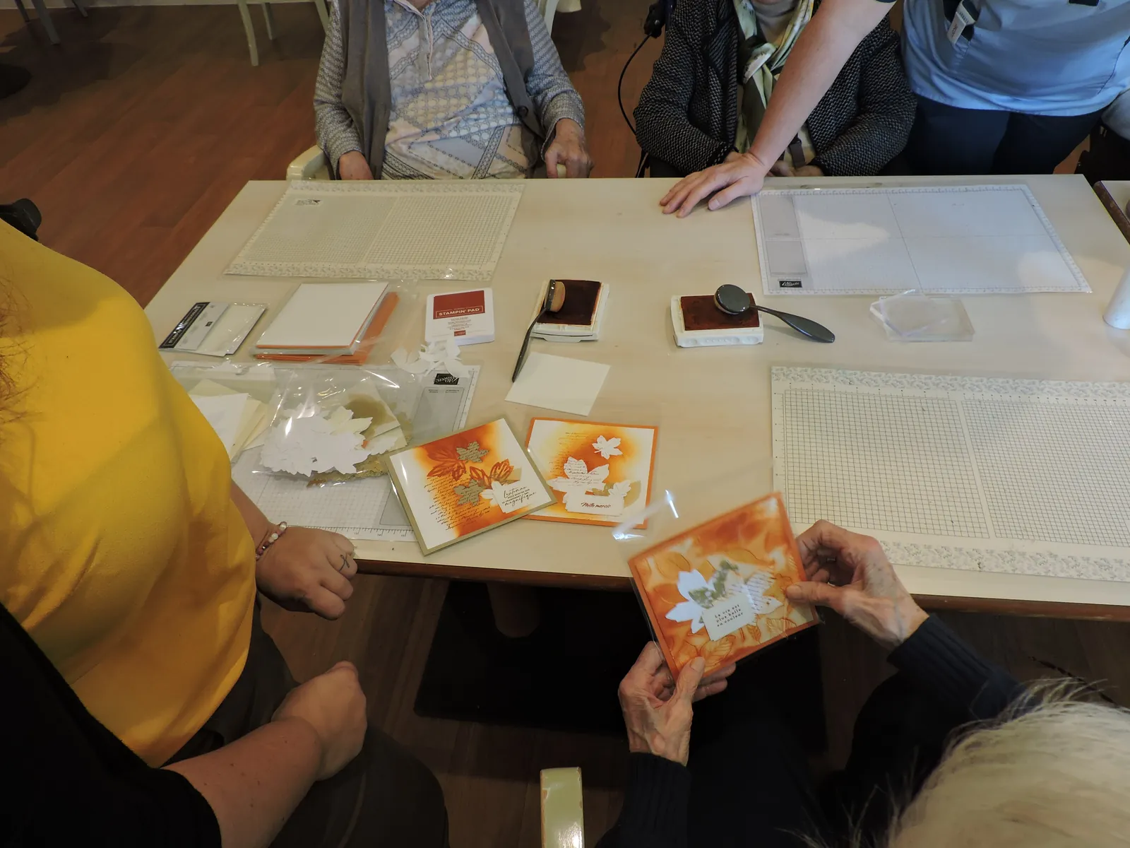 Atelier scrapbooking sur le thème de l' automne 