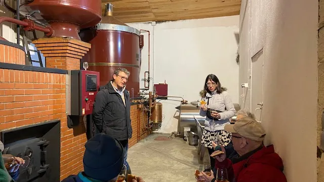 Visite d'une distillerie
