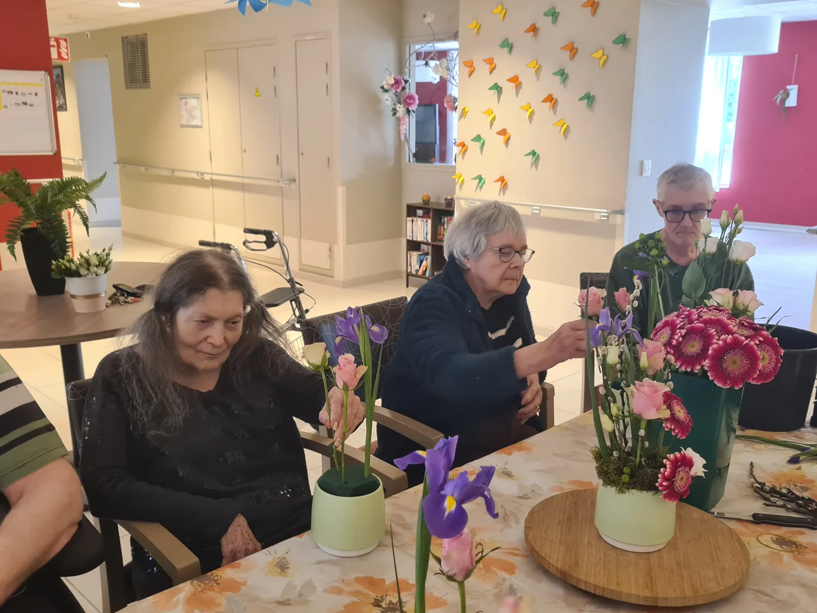 Atelier floral avec Christèle : un moment de créativité et de convivialité