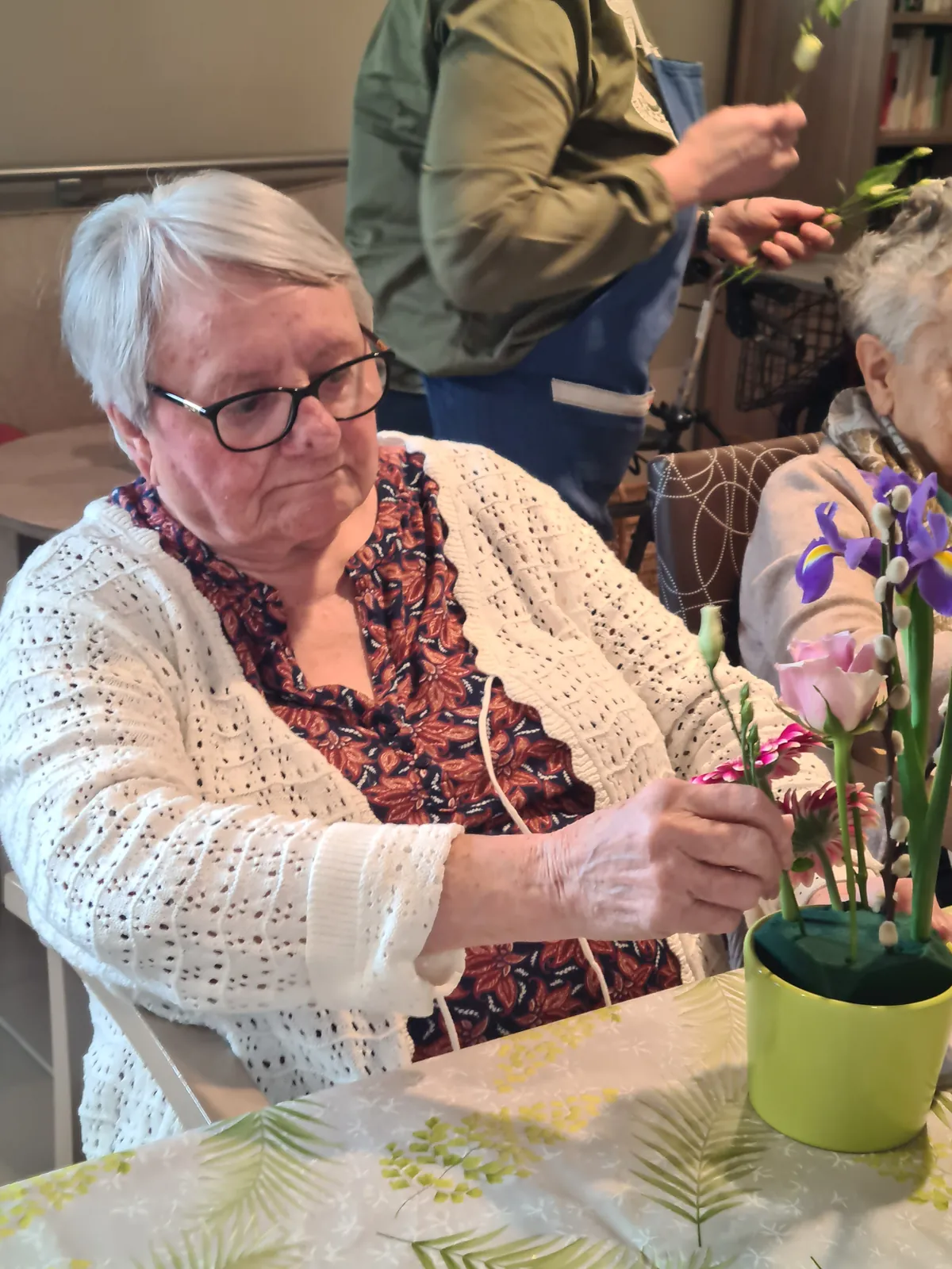 Atelier floral avec Christèle : un moment de créativité et de convivialité
