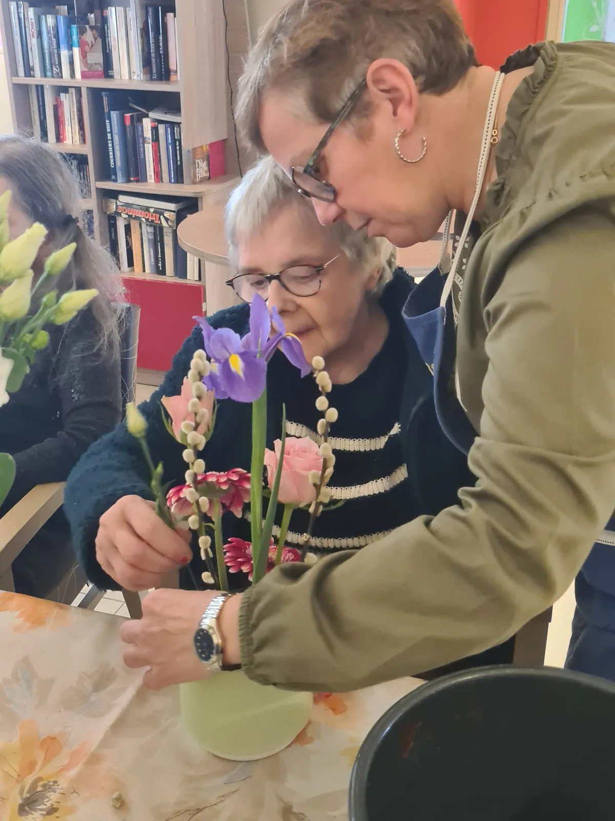 Atelier floral avec Christèle : un moment de créativité et de convivialité