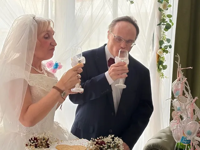 Célébration d'union de deux de nos résidents