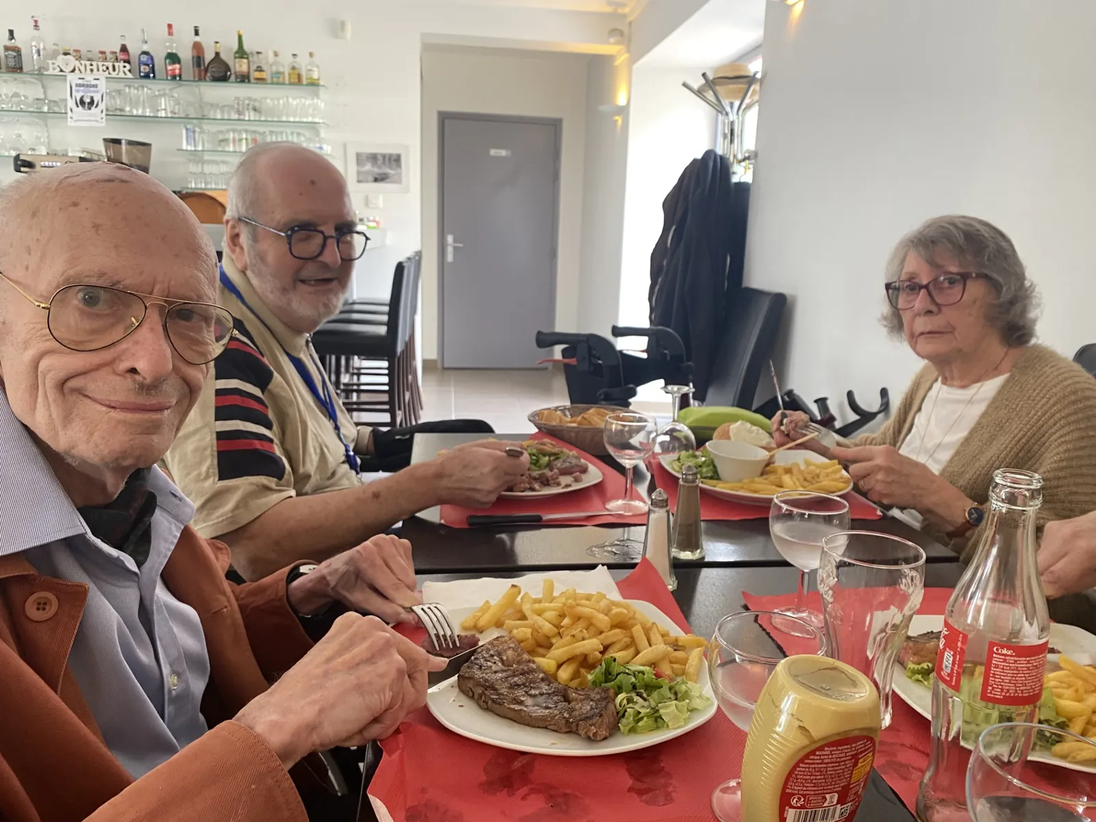 Sortie restaurant 