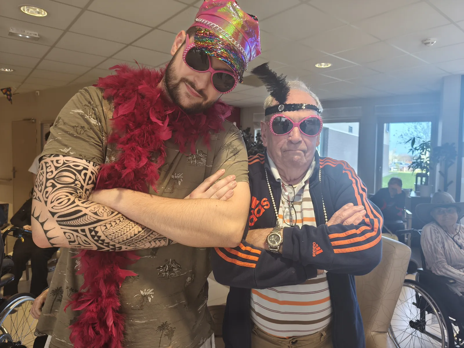 Carnaval à la résidence : un moment de partage intergénérationnel