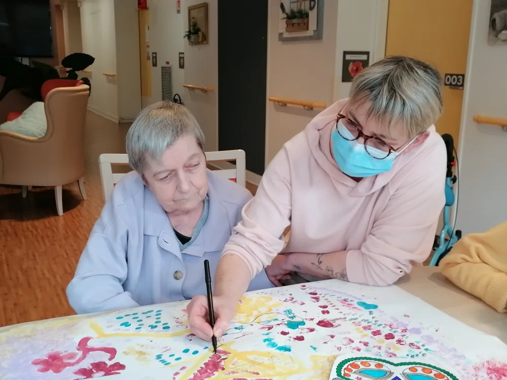 Bientôt Mardi Gras à la résidence médicalisée d'Esbly