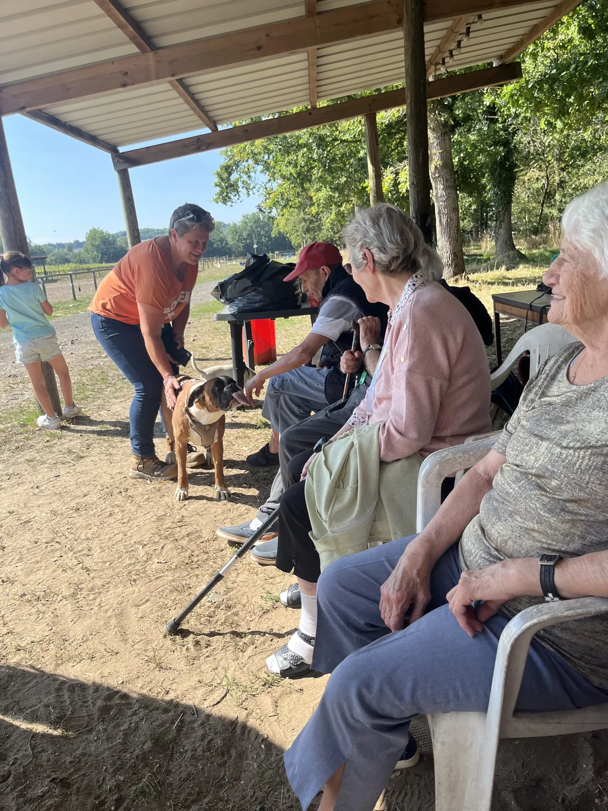 Visite de Lia et Salto 