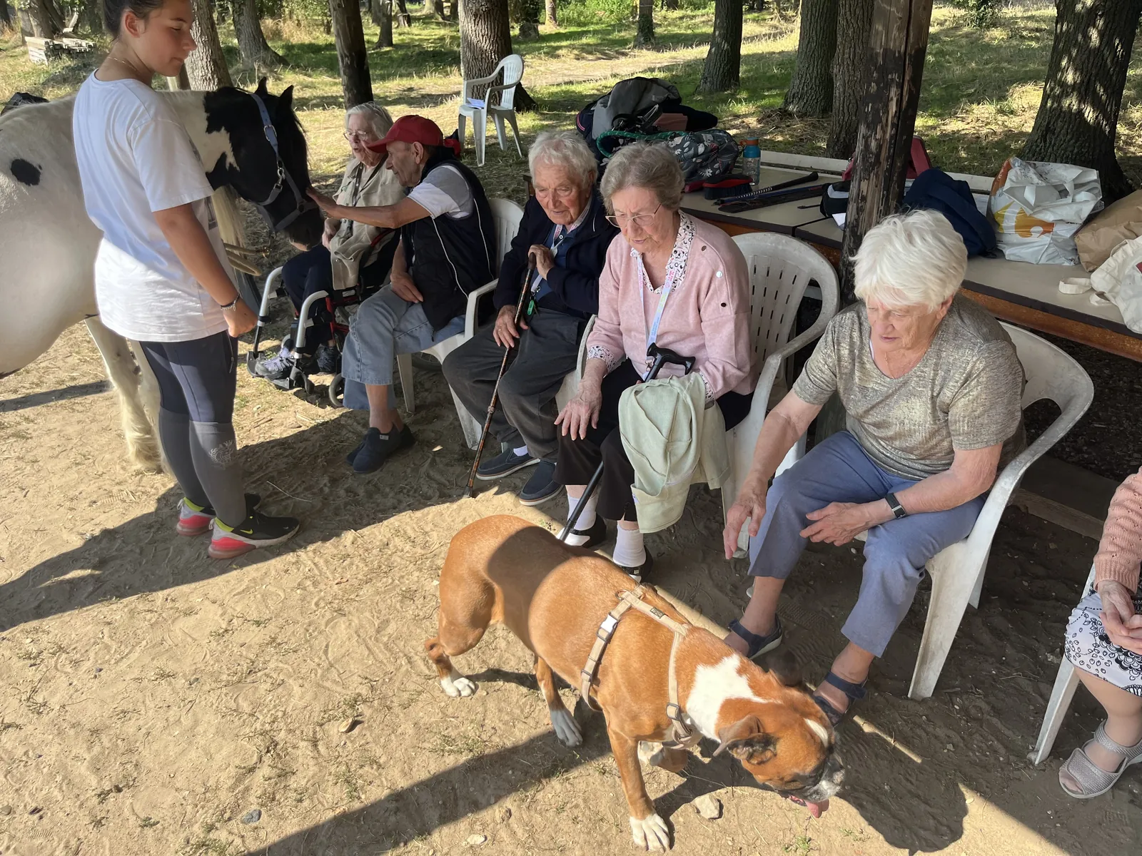 Visite de Lia et Salto 