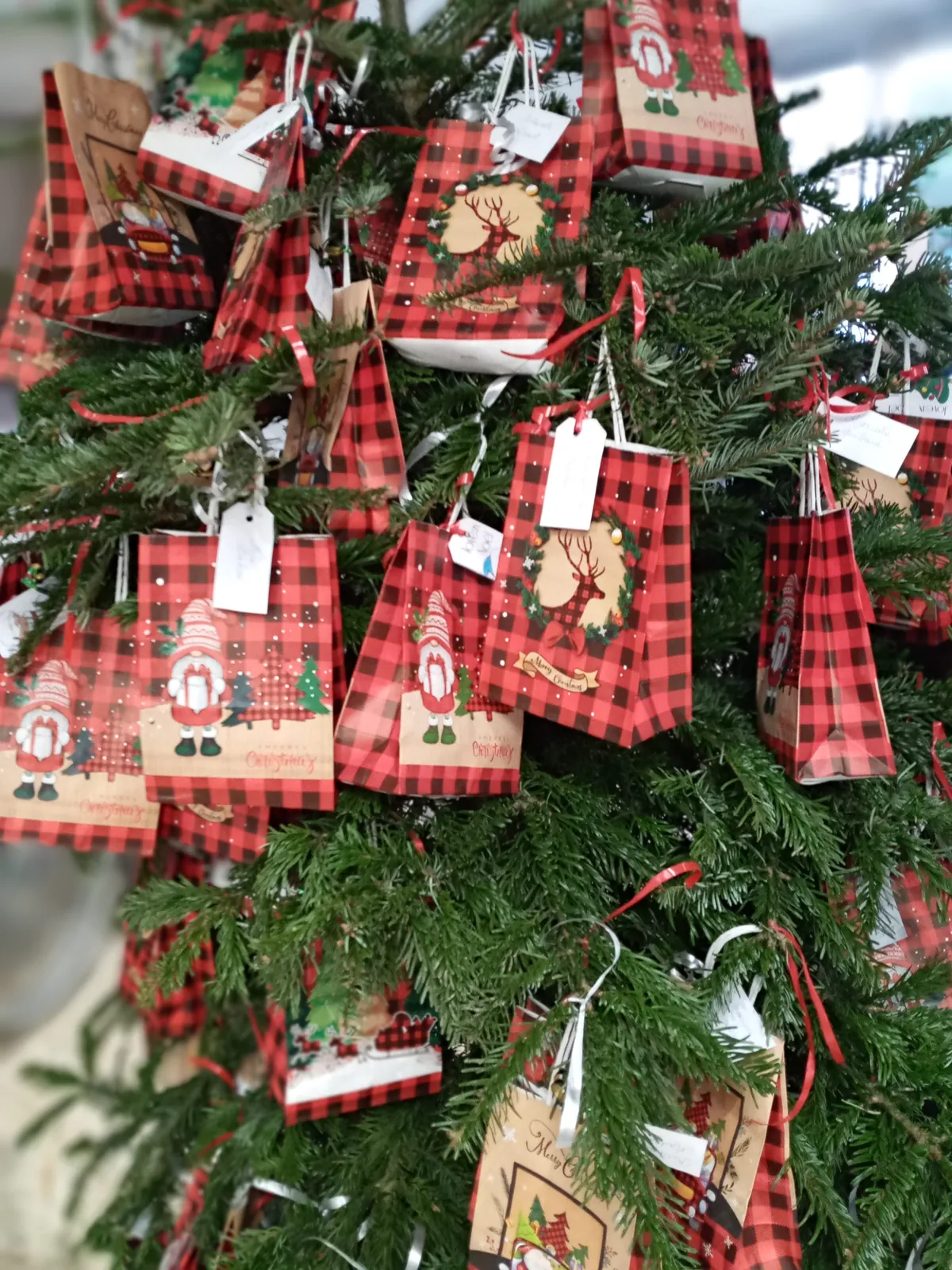 distribution des cadeaux le père noël aux blacassins 