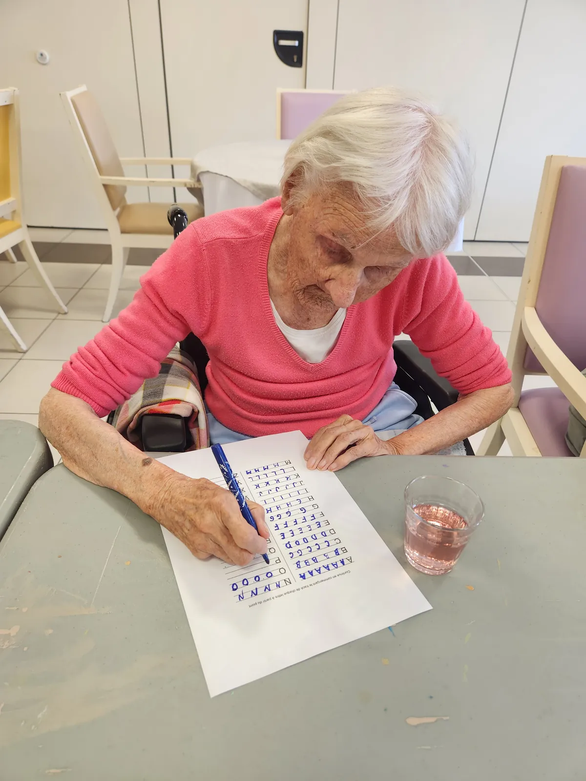 La calligraphie à la Villa des Saules 